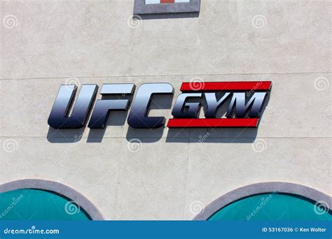 UFC Gym Exterior and Logo editorial photo. Image of speed - 53167036