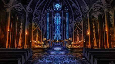 Chapel Interior - Commission by laspinter on DeviantArt