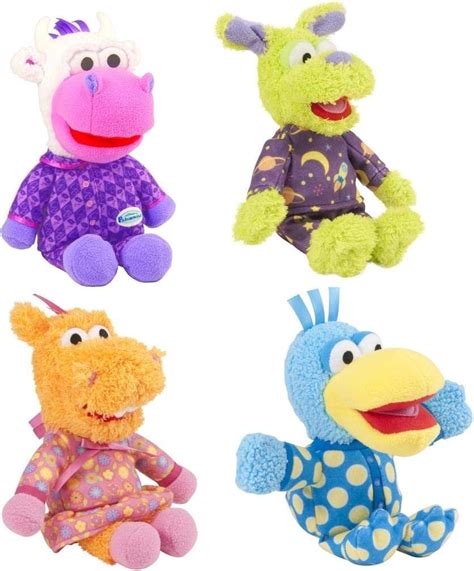 Jim Hensons Pajanimals Large 15 Plush Set Of 4