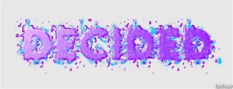 Decided Text Effect and Logo Design Word