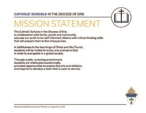 Mission statement_May 2019 | Venango Region Catholic School