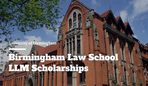 LLM Scholarships at Birmingham Law School in UK