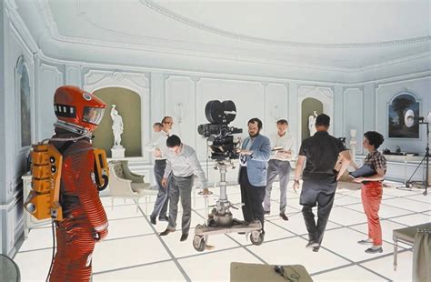 Stanley Kubrick Shooting the Final Scenes of '2001: A Space Odyssey ...