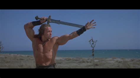 CONAN THE BARBARIAN (1982) - Conan's (Arnold Schwarzenegger) Atlantean Sword Production Master ...