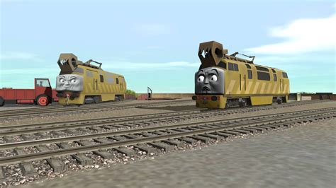 Diesel 10 and his TS2009 Counterpart by TheThomasTrainzUser on DeviantArt