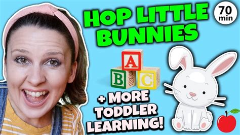 Hop Little Bunnies with Ms Rachel + More Nursery Rhymes & Kids Songs | Toddler Learning Video ...