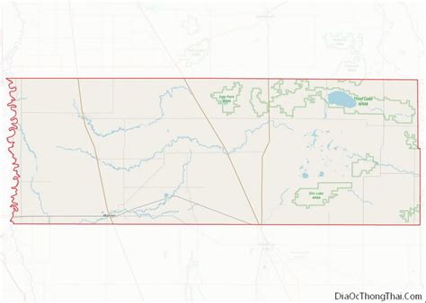 Map of Marshall County, Minnesota - Thong Thai Real