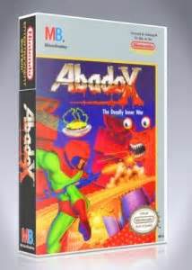 NES - Abadox Custom Game Case | Retro Game Cases