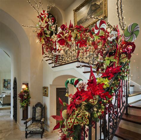 Holiday — Posh Exclusive Interiors | Christmas stairs decorations, Holiday decor christmas ...