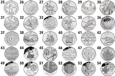 Your 50p coins could be worth more than you think - there are 54 ...