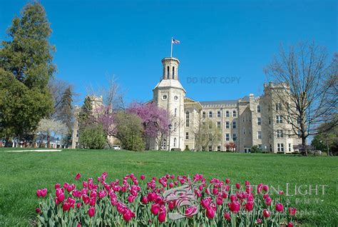 Wheaton College - Blanchard Hall in the Spring | Creation Light Photography