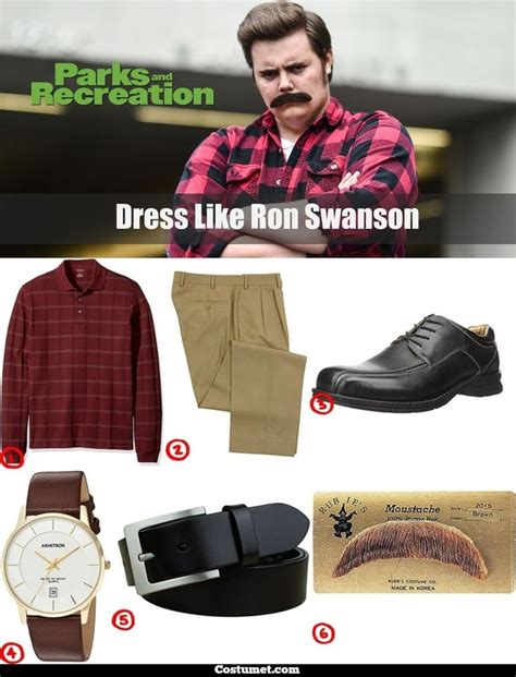 Ron Swanson Costume for Cosplay & Halloween 2023 | Parks and recreation, Ron swanson, Ron ...