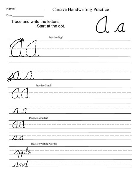 Penmanship Worksheets Printable | Activity Shelter