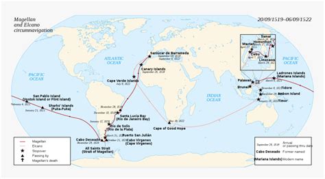 Juan Sebastian Elcano Route, HD Png Download - kindpng