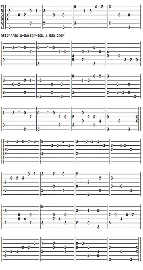 Easy Classical Guitar Sheet Music (Tabs), Bach's Minuet BWV Anh.114 | Classical guitar, Guitar ...