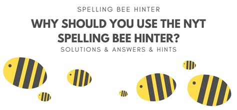 Spelling Bee Solver, Answers And Hints SB Hinter