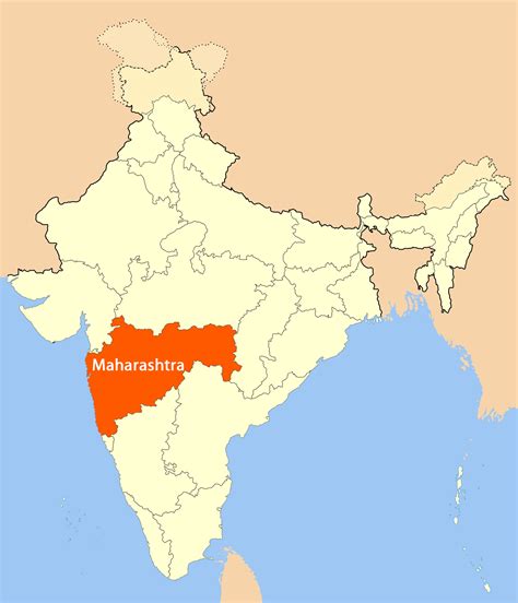 Location Map of Maharashtra • Mapsof.net