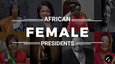 African Female Presidents - YouTube