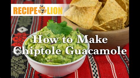 How to Make Chipotle Guacamole - YouTube