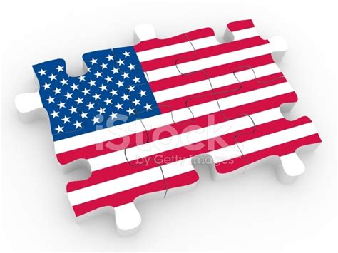 Usa Flag Puzzle Stock Photo | Royalty-Free | FreeImages