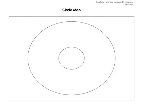 Circle Map Template Printable - Printable Maps