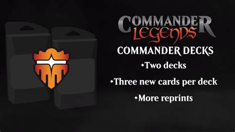 Commander Legends is a Draftable Commander Set Coming in 2020