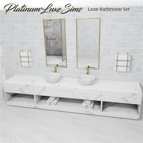 Luxe Bathroom Set - The Sims 4 Build / Buy - CurseForge