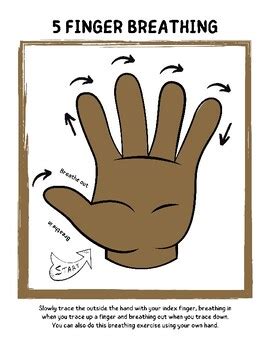 5 Finger Breathing Exercise by Krista Cochrane | TPT