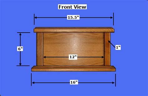 Free Wood Cremation Urn Box Plans - How to Build Wood Cremation Urns