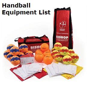 Handball Equipment List | Team Gear Kit for Throw Ball - UK Rules