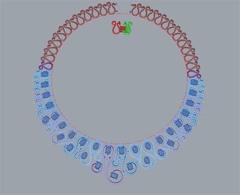 necklace 3D model 3D printable | CGTrader