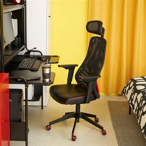 MATCHSPEL/FREDDE gaming desk and chair black | IKEA Latvija