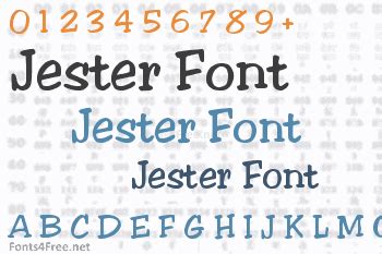 Jester Font Download - Fonts4Free