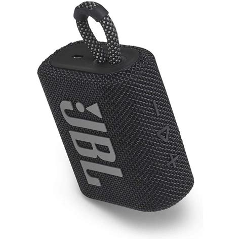 JBL Portable Speaker with Bluetooth Waterproof Black JBLGO3BLK