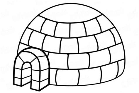 Igloo Drawing | Free download on ClipArtMag