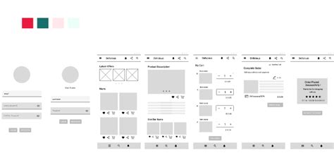 Food Delivery App Wireframe | Figma Community