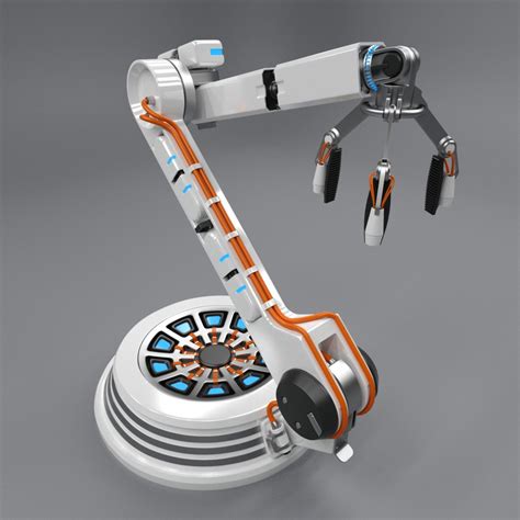 3D futuristic robotic arm rigged - TurboSquid 1169725