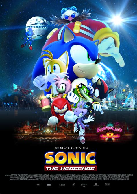 All Sonic Characters Poster