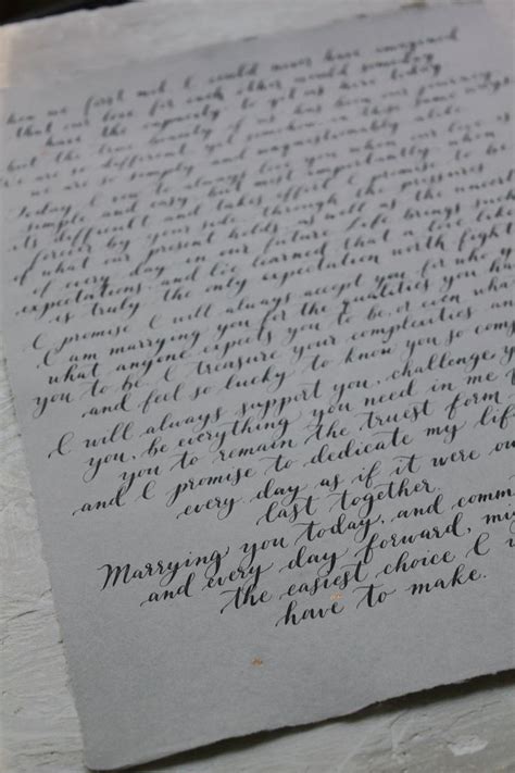 Calligraphy vows | First anniversary gift | wedding vow calligraphy | love letter in calligraphy ...