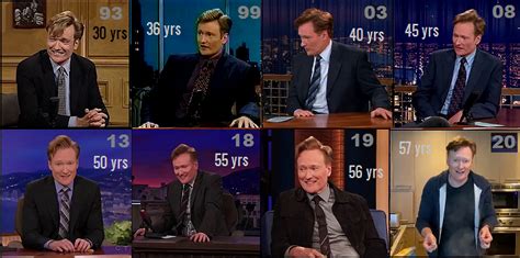 Conan O'Brien through the years mini collage : r/ConanBeingAwesome