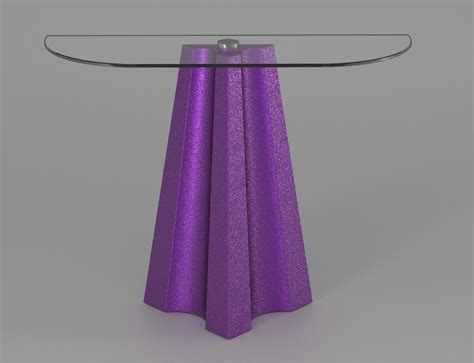 Console table with crescent-shaped top | IDFdesign