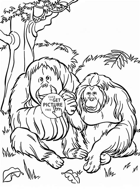 Orangutan Coloring Page - inspirational golf quotes about life