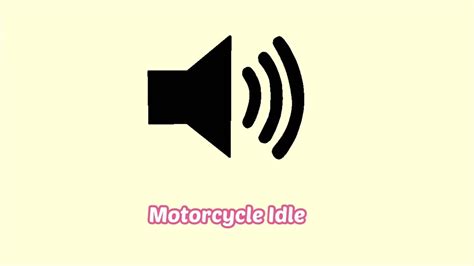 Motorcycle Idle Sound Effect - YouTube