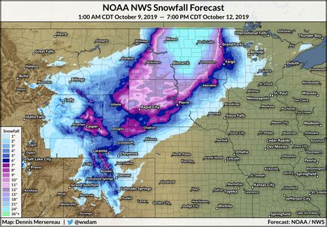 Two Feet Of Snow Is Possible In North Dakota As The Season's First Cold ...