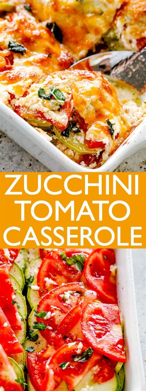 Zucchini Tomato Casserole | Low Carb, Keto, Vegetarian Dinner | Diethood