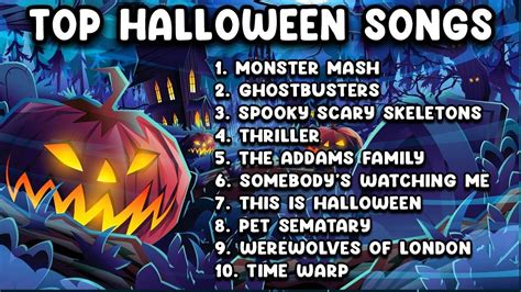 Top Halloween Songs Playlist 🎃 1 Hour Halloween Playlist in 2022 ...