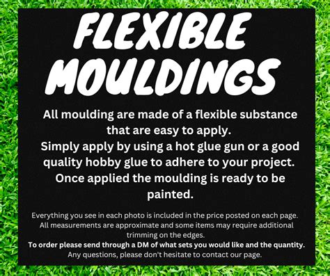 Flexible Moulding information – Second Time Round NSW