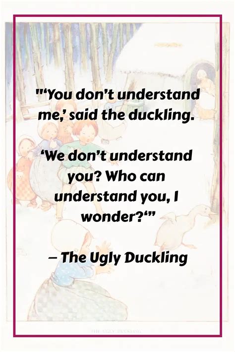 23 Top "The Ugly Duckling" Quotes That Ooze With Uniqueness