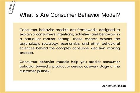 11 Consumer Behavior Models for Business Owners