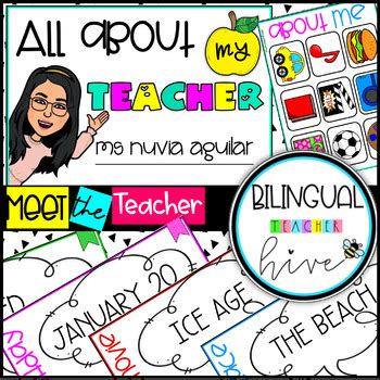 BITMOJI Interactive Meet The Teacher by Bilingual Teacher Hive | TpT